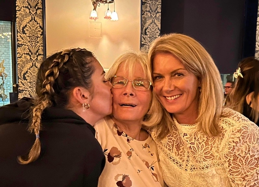A family memeber, Mary and Fiona